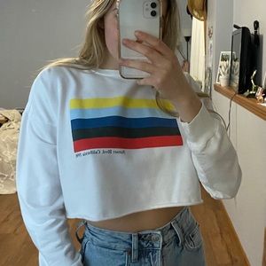 Forever 21 Cropped Crewneck